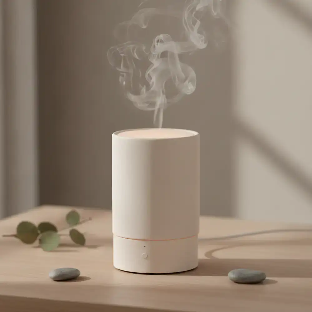Minimalist ceramic essential oil diffuser